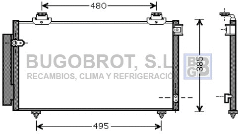 Condenser, air conditioning (62-TO5431)