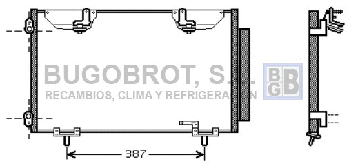 Condenser, air conditioning (62-TO5327)