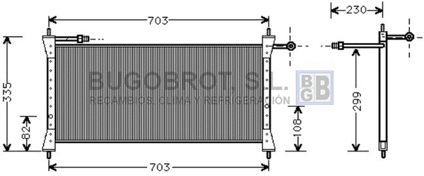Condenser, air conditioning (62-JR5014)