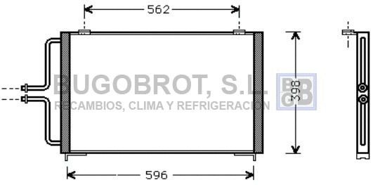 Condenser, air conditioning (62-RT5236)