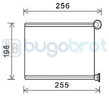 Heat Exchanger, interior heating (45-PE6366)