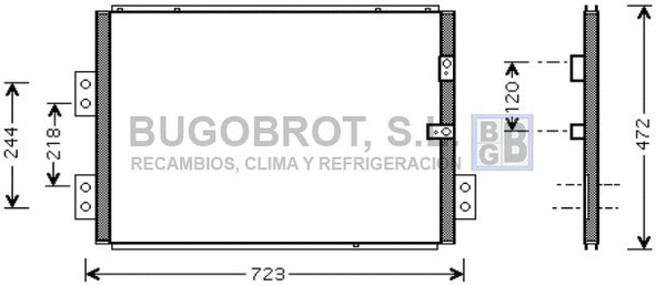Condenser, air conditioning (62-TO5277)