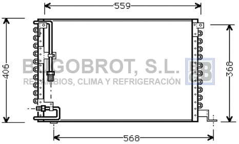 Condenser, air conditioning (62-VO5073)
