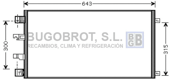 Condenser, air conditioning (62-DN5290)