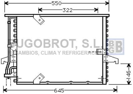 Condenser, air conditioning (62-BW5180)