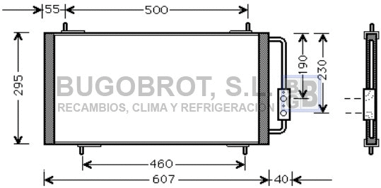 Condenser, air conditioning (62-AU5147)