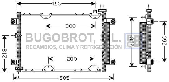 Condenser, air conditioning (62-SZ5075)