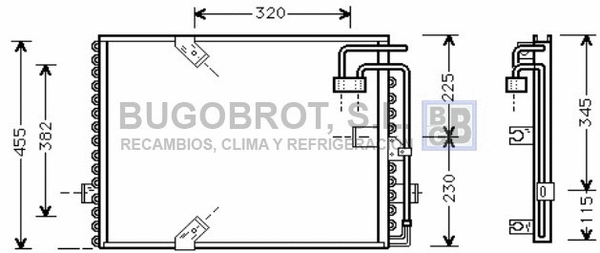 Condenser, air conditioning (62-BW5187)