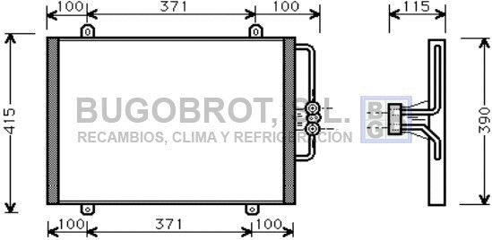 Condenser, air conditioning (62-RT5201)
