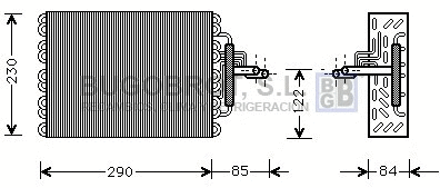 Evaporator, air conditioning (70-CNV016)