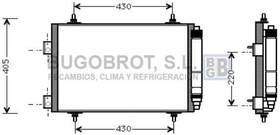 Condenser, air conditioning (62-PE5215)