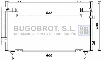 Condenser, air conditioning (62-TO5621)