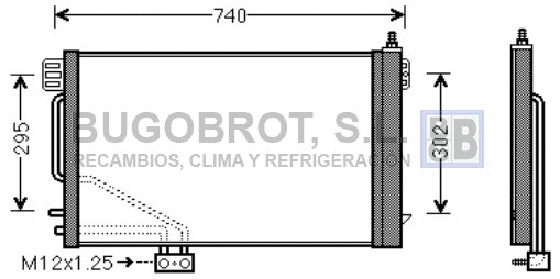 Condenser, air conditioning (62-MS5200)