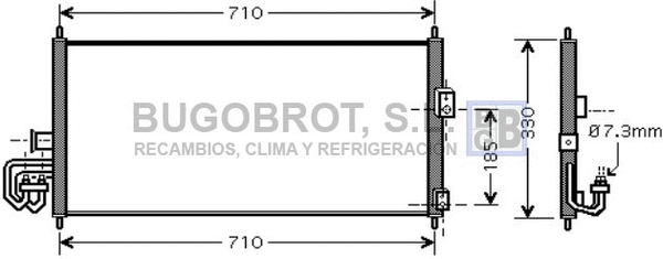 Condenser, air conditioning (62-DN5201)