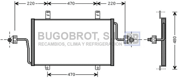 Condenser, air conditioning (62-RT5279)