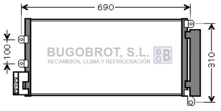 Condenser, air conditioning (62-FT5356)