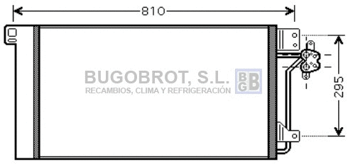Condenser, air conditioning (62-VW5236)