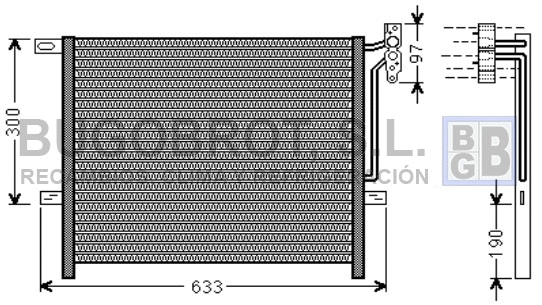 Condenser, air conditioning (62-BW5369)
