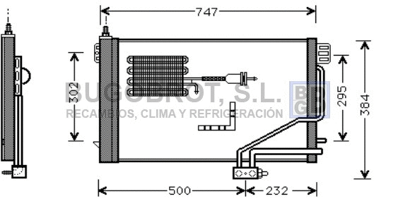 Condenser, air conditioning (62-MS5298)