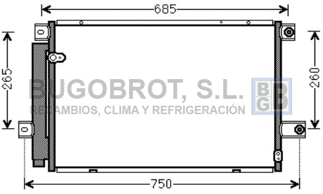 Condenser, air conditioning (62-TO5559)