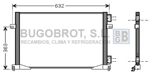 Condenser, air conditioning (62-RT5391)