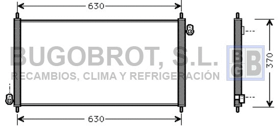 Condenser, air conditioning (62-HD5107)