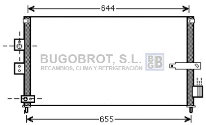 Condenser, air conditioning (62-HD5223)