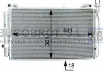 Condenser, air conditioning (62-HY5220)