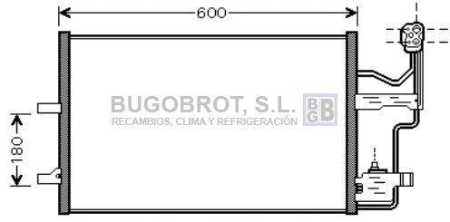 Condenser, air conditioning (62-MZ5184)