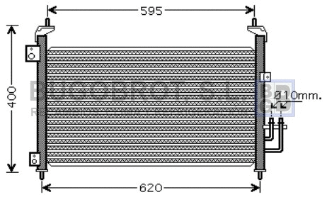 Condenser, air conditioning (62-HD5213)