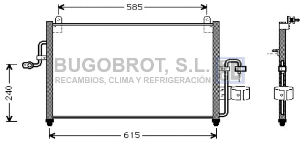 Condenser, air conditioning (62-DW5011)