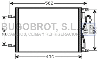 Condenser, air conditioning (62-DN5252)