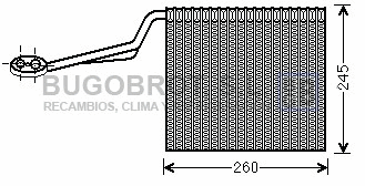 Evaporator, air conditioning (70-AIV322)