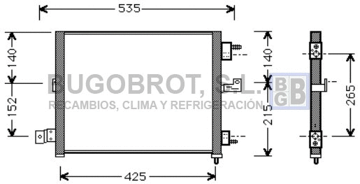 Condenser, air conditioning (62-HY5062)