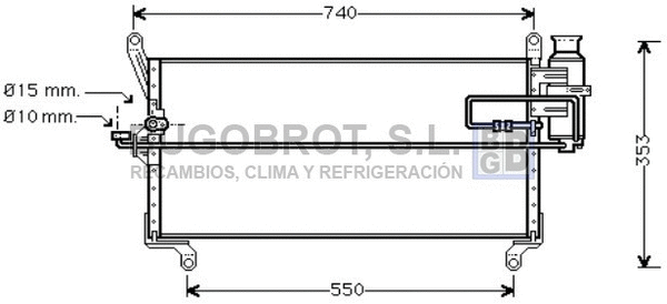 Condenser, air conditioning (62-FT5177)