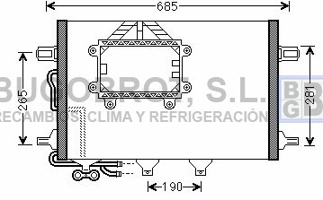 Condenser, air conditioning (62-MS5562)