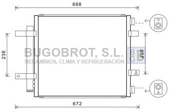 Condenser, air conditioning (62-JR5053)