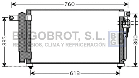 Condenser, air conditioning (62-KA5081)