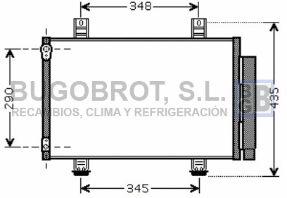 Condenser, air conditioning (62-SZ5087)