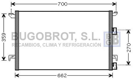 Condenser, air conditioning (62-SB5058)