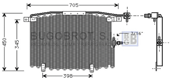 Condenser, air conditioning (62-AI5115)