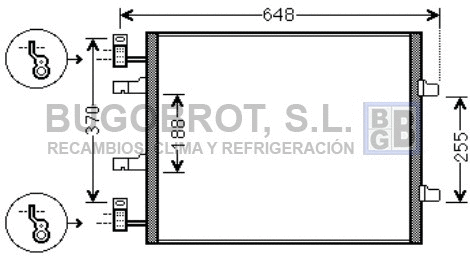 Condenser, air conditioning (62-RT5459)