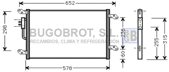 Condenser, air conditioning (62-LC5080)