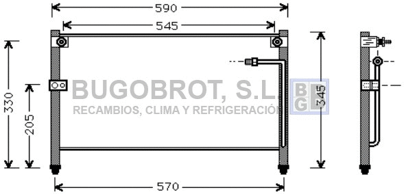 Condenser, air conditioning (62-MZ5118)