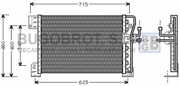 Condenser, air conditioning (62-JE5005)