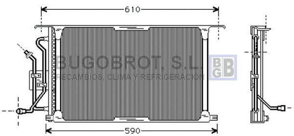 Condenser, air conditioning (62-FD5258)