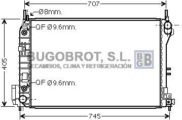 Condenser, air conditioning (62-OL2341)