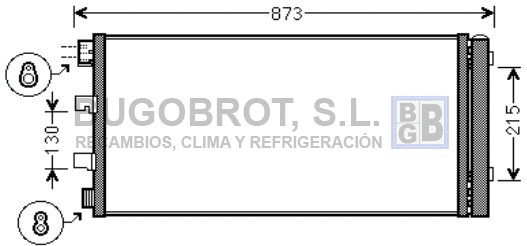 Condenser, air conditioning (62-RT5475)