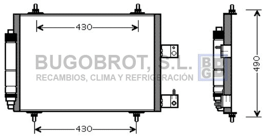 Condenser, air conditioning (62-CN5213)