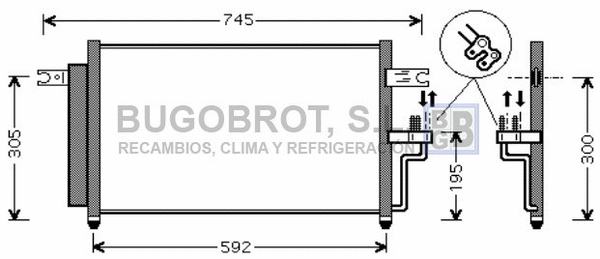 Condenser, air conditioning (62-HY5165)